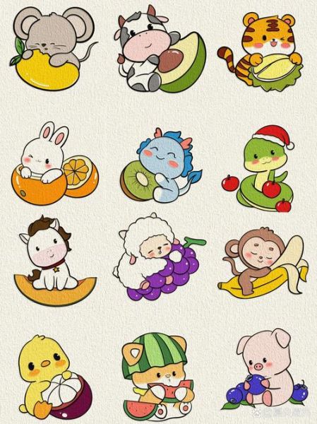 生肖属相画画（生肖属相画画图文教程步骤）