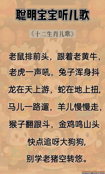 十二生肖属相朗读（十二生肖属相朗读技巧入门 🐭🐯🐲）