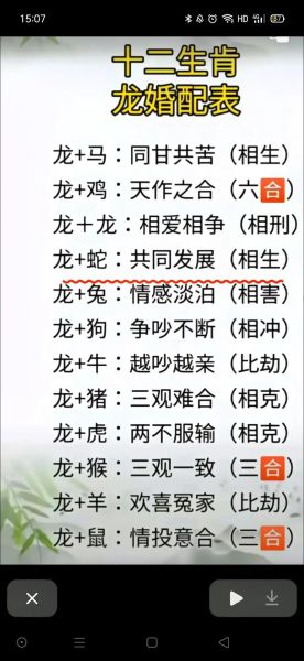 龙相配的属相生肖（龙和什么属相最相配）