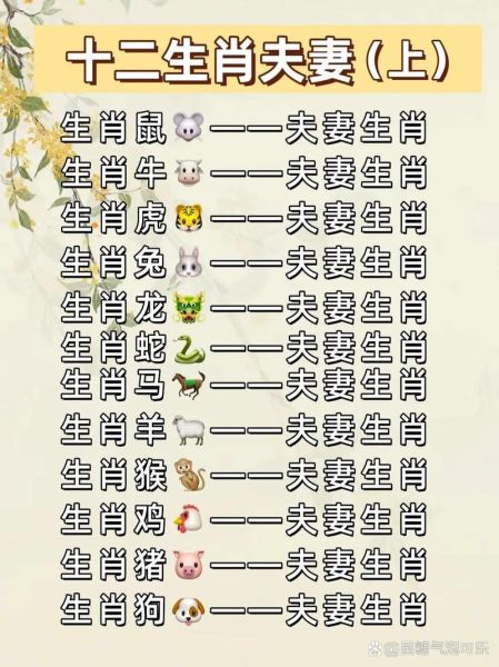生肖婚姻最佳搭配属相（生肖婚姻最佳搭配属相表）