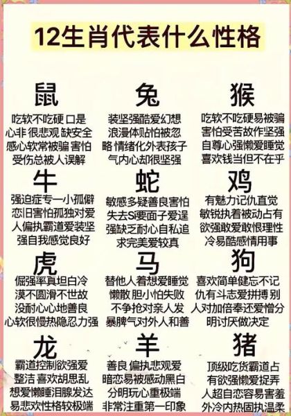 介意生肖属相的人性格（介意生肖属相的人性格真的迷信吗？）
