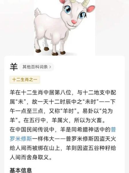 生肖属羊的属相（生肖羊的属相是哪一年❓）