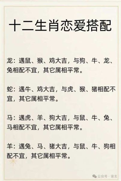 生肖属相常识大全表（2024最新生肖属相速查表）