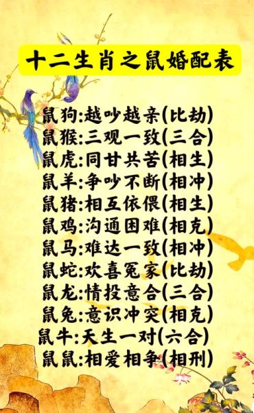 鼠生肖相合属相（鼠和哪些属相最合？新手避坑指南）