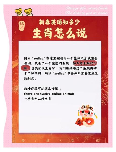 生肖属相 英语单词（十二生肖属相英文单词有哪些）