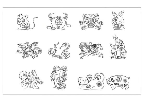 十二生肖分几种属相图片（十二生肖分几种属相图片大全）