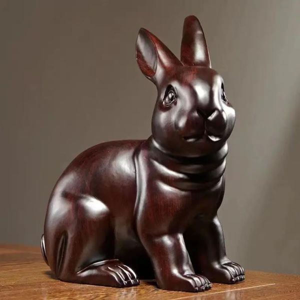 木雕生肖属相摆件(木雕兔摆件家居风水讲究吗) 木雕生肖属相摆件(木雕兔摆件家居风水讲究吗)