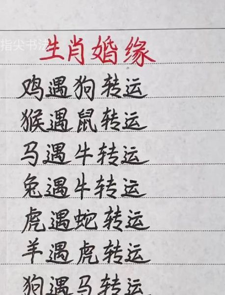 钢笔对应生肖属相图表(钢笔生肖配对完整图表) 钢笔对应生肖属相图表(钢笔生肖配对完整图表)