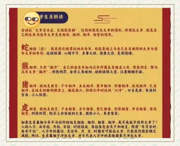 生肖属相民俗传统（本命年犯太岁真的能化解吗？）