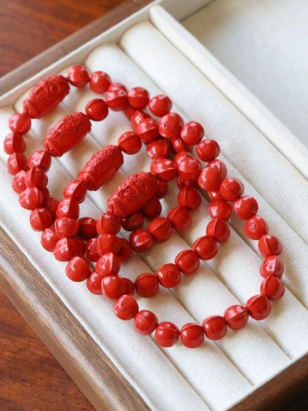 生肖属相朱砂手串（新手适合戴什么朱砂生肖本命链）