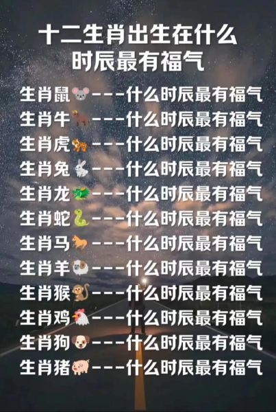 十二生肖有福气的属相（十二生肖谁最有福气）