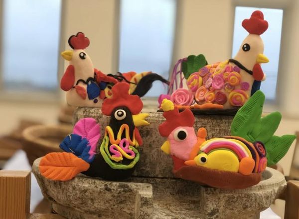 黏土生肖鸡属相(黏土生肖鸡属相手工教程)