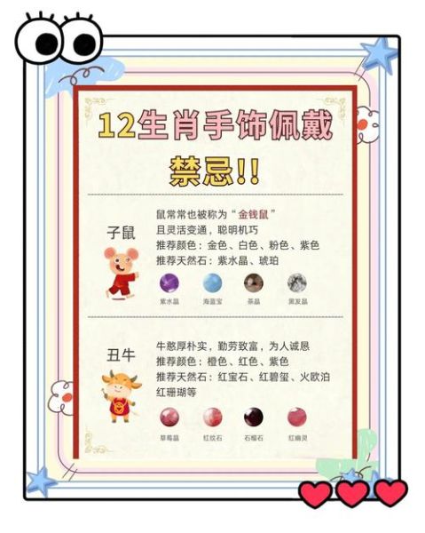 生肖属相饰品（生肖属相饰品佩戴禁忌有哪些）