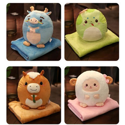 生肖属相抱枕图片（生肖属相毛绒抱枕款式大全）