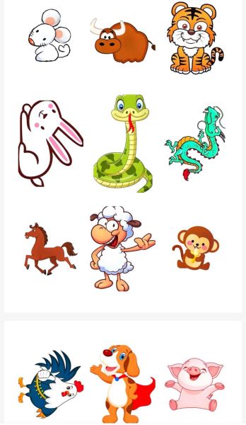 生肖属相模型图（生肖属相模型图怎么画新手一看就会）