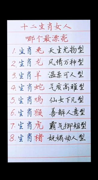 女人对应生肖属相(女人属什么生肖最旺夫?)