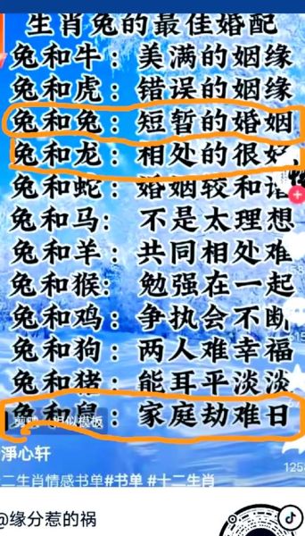 生肖兔什么属相相合（生肖兔和什么属相最合？）