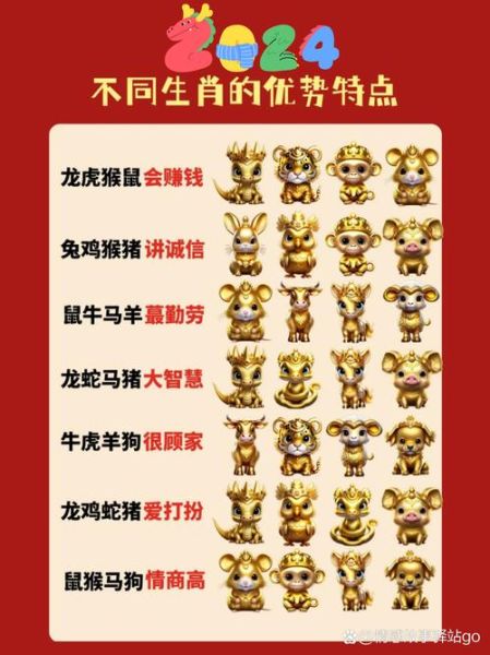 生肖属相优点分析图片表（生肖属相优点大全图片排行榜）