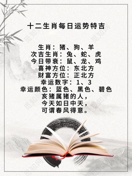 十二生肖属相推荐（2024最准生肖运势大揭秘）