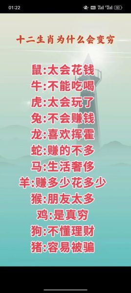 12属相最穷的生肖(12属相最穷的生肖是哪一个?)