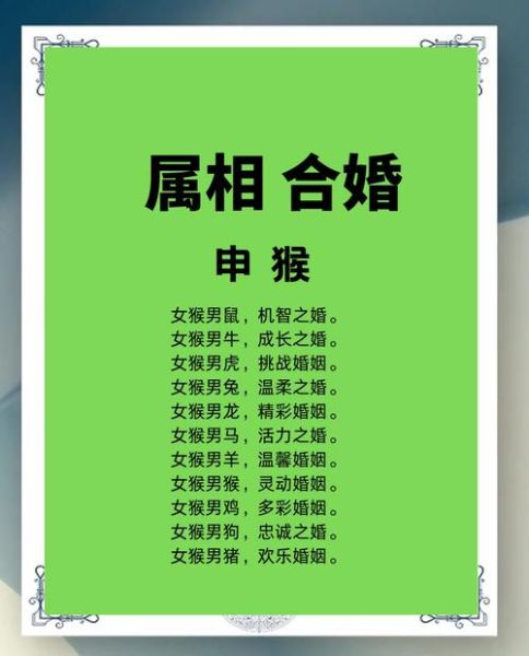 猴属相配的生肖（猴属相和的生肖有哪些）