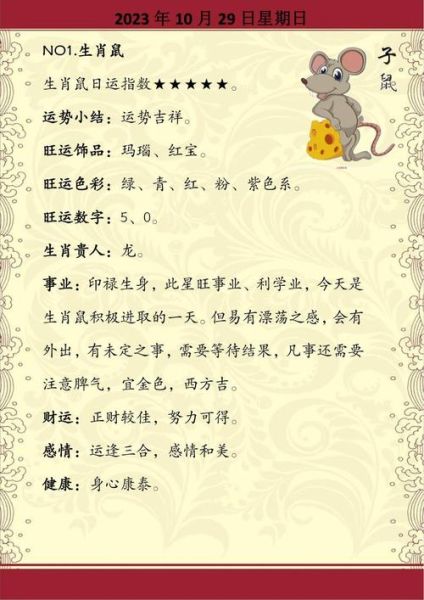 生肖运势 属相（兔年属鼠人运势2024每月详解）
