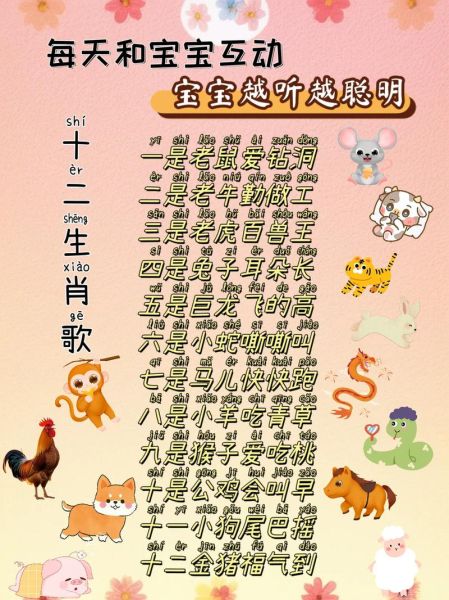 生肖属相的读音是什么（生肖属相的读音及口诀）