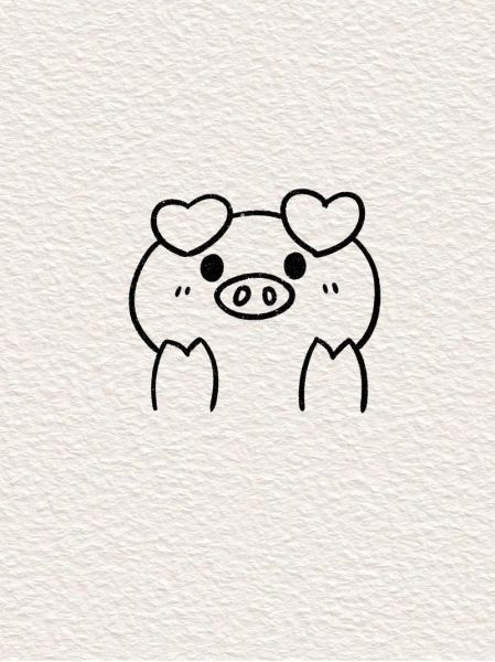 属相生肖猪怎么画（生肖猪简笔画教程）