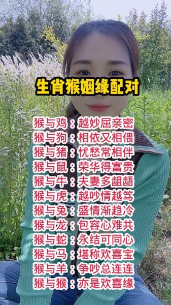 生肖猴属相最佳配偶（属猴的最佳婚姻属相配对是谁）