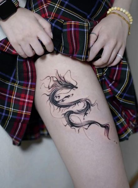龙生肖属相的纹身（龙生肖纹身图片及含义适合新手吗）