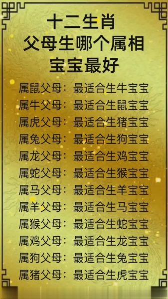 如何算生宝宝生肖属相（牛爸马妈生什么属相的宝宝最配）