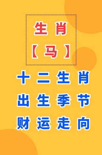 十二生肖属相马（生肖马今年运势如何）