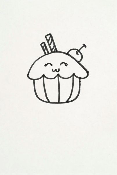 生肖属相蛋糕简笔画（可爱生肖属相蛋糕简笔画教程）